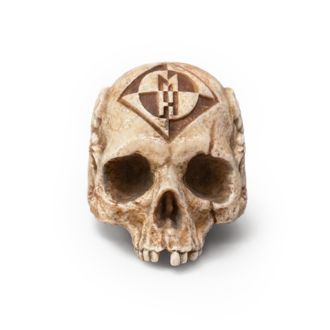 Deer Antler MH Skull Ring