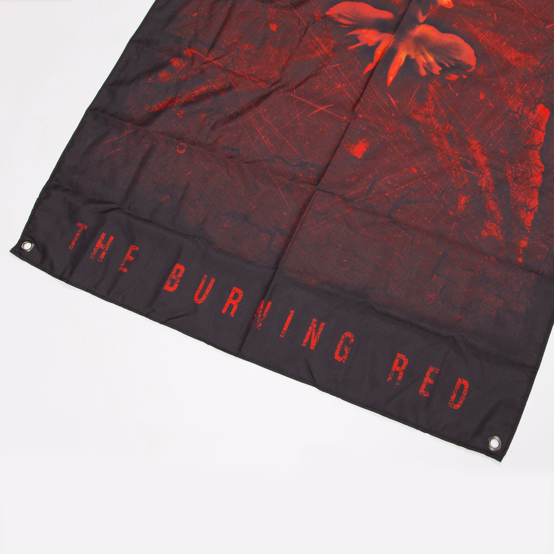 The Burning Red Wall Flag US